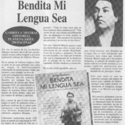 Bendita mi lengua sea  [artículo]