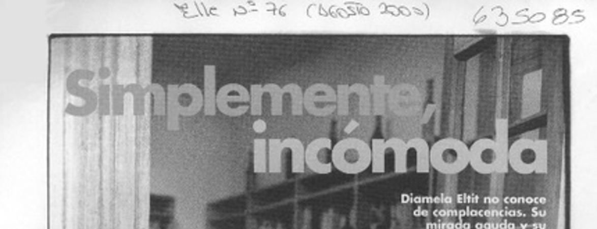 Simplemente, incómoda (entrevista)