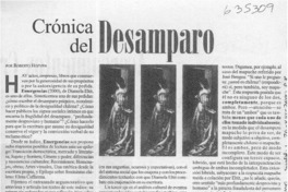 Crónica del desamparo  <artículo> Roberto Hozven