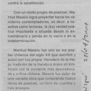 Papeles quemados, de Mahfud Massis