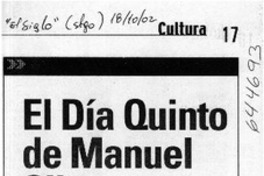 El Día quinto Manuel Silva  [artículo] David Bustos Muñoz