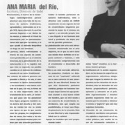 Ana María del Río, escritora, directora del Sadel