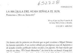 La brújula del alma señala el sur