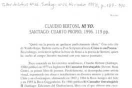 Ni yo  [artículo] Sergio Coddou Mc Manus