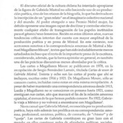 Defensa del amor de Gabriela Mistral, líneas sobre las líneas  [artículo] Darcie Doll