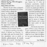 Chile escoge la libertad  [artículo] Luis Moulian