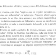 El Mito y sus leyendas.  [artículo] José Luis Widow Lira.