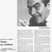 Pionero por excelencia  [artículo] Hans Ehrmann.