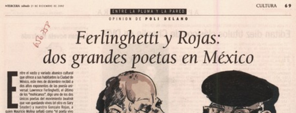 Ferlinghetti y Rojas