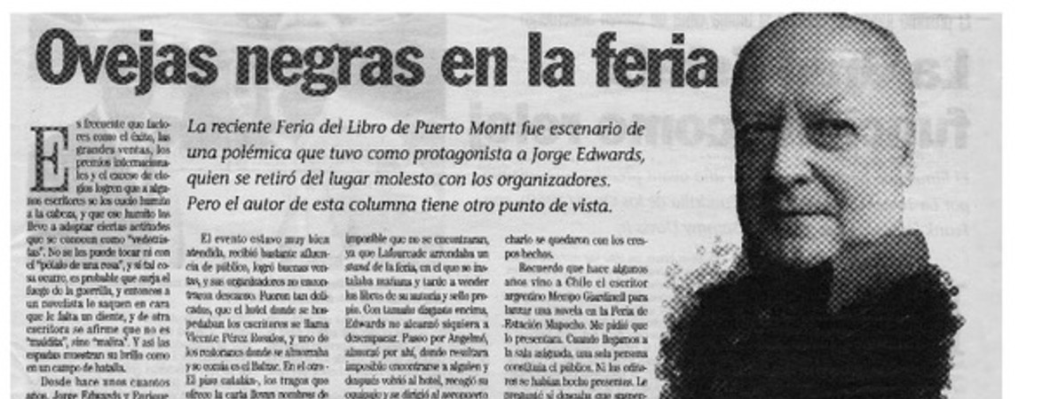 Ovejas negras en la feria
