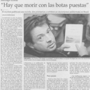 Hay que morir con las botas puestas