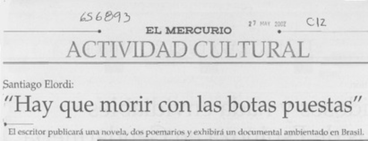 Hay que morir con las botas puestas