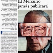 La carta que El Mercurio jamás publicará