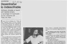 Desentrañar lo indescifrable [entrevista]