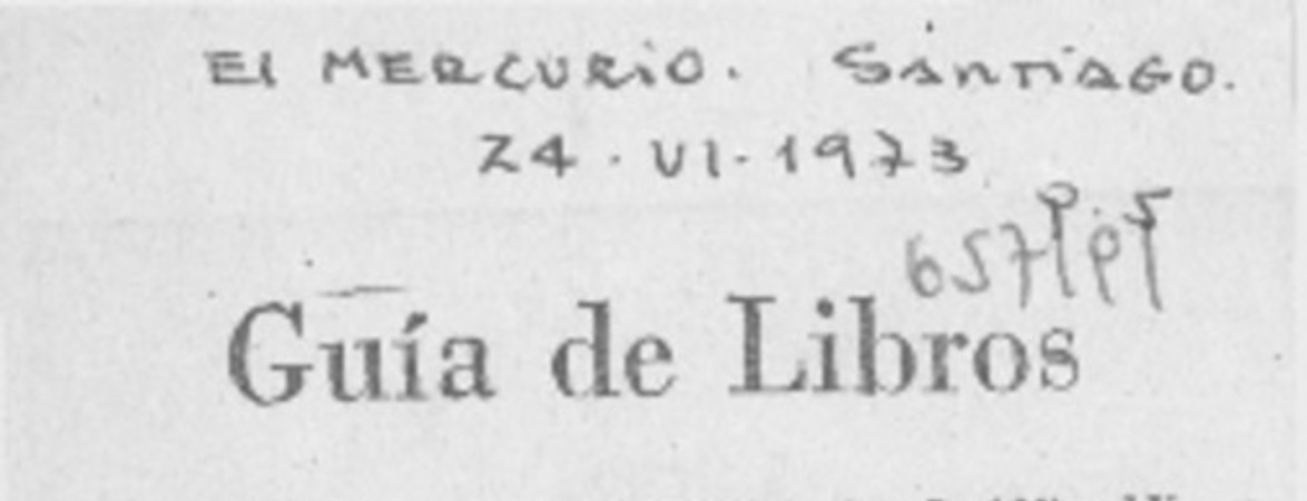 Guía de libros.