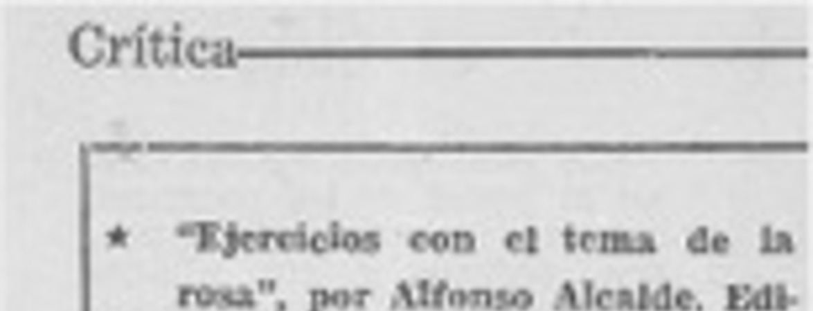 Ejercicios con el tema de la rosa