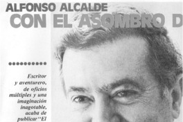 Alfonso Alcalde, con el asombro de un niño