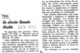 Un Aluvión llamado Alcalde.  [artículo]