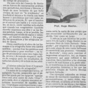"Lanzamiento" ortográfico