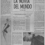 La novia del mundo
