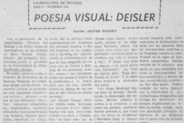 Poesía visual, Deisler