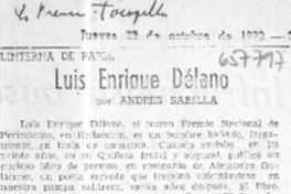 Luis Enrique Délano