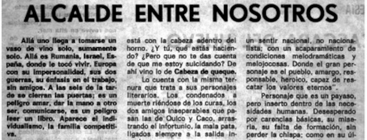 Alcalde entre nosotros