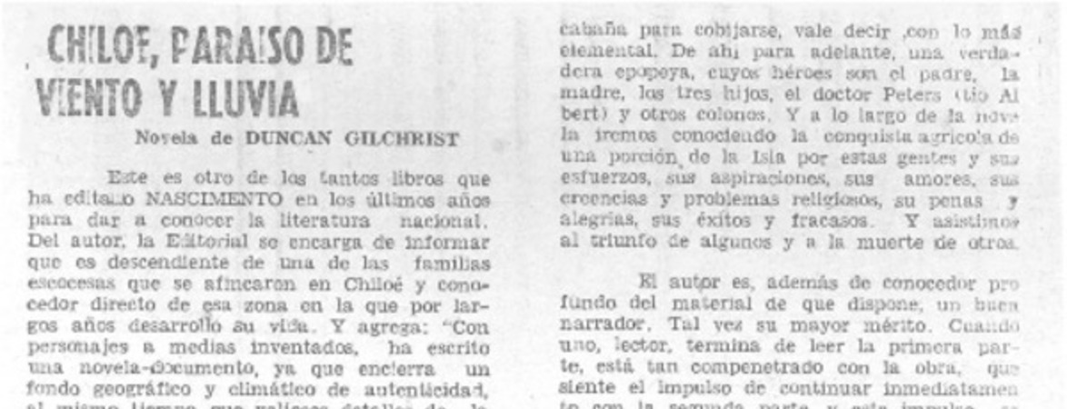 Chiloé, paraíso de viento y lluvia