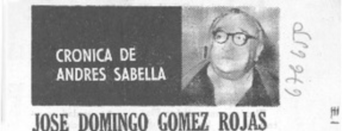 José Domingo Gómez Rojas