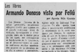 Armando Donoso visto por Feliú