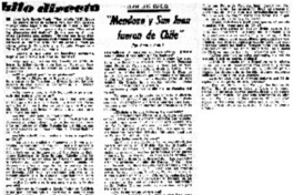 Mendoza y San Juan fueron de Chile" : [entrevista]