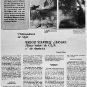 Diego Barros Arana historiador de Chile y de América