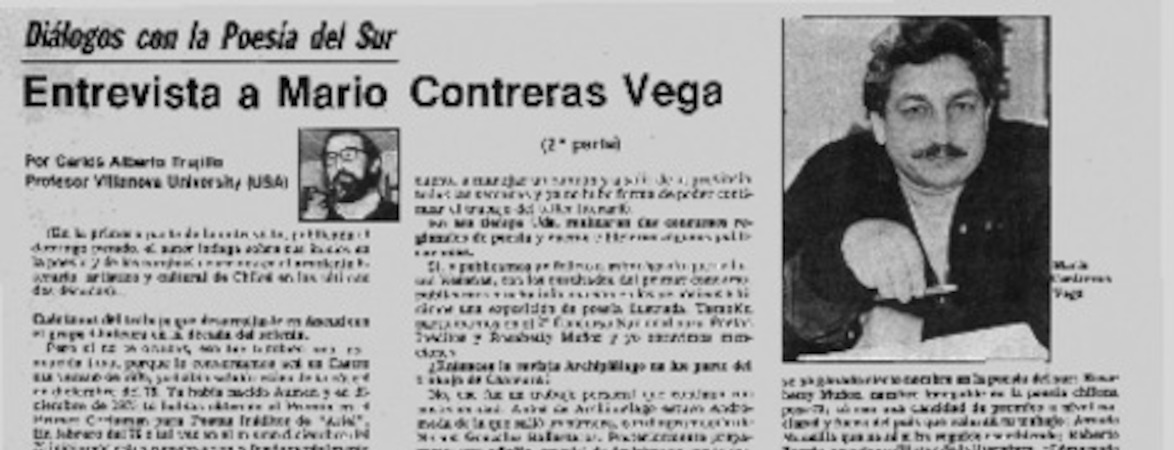 Entrevista a Mario Contreras Vega (2° parte) : [Entrevista]