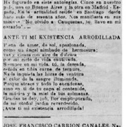 Dos poetas de Cauquenes radicados en Santiago"