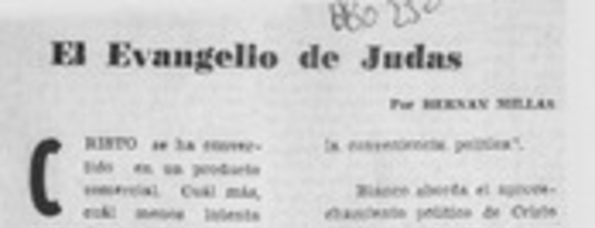 El evangelio de Judas