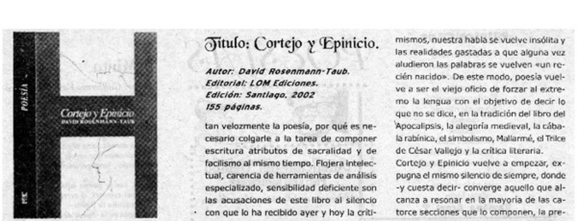 Cortejo y epinicio