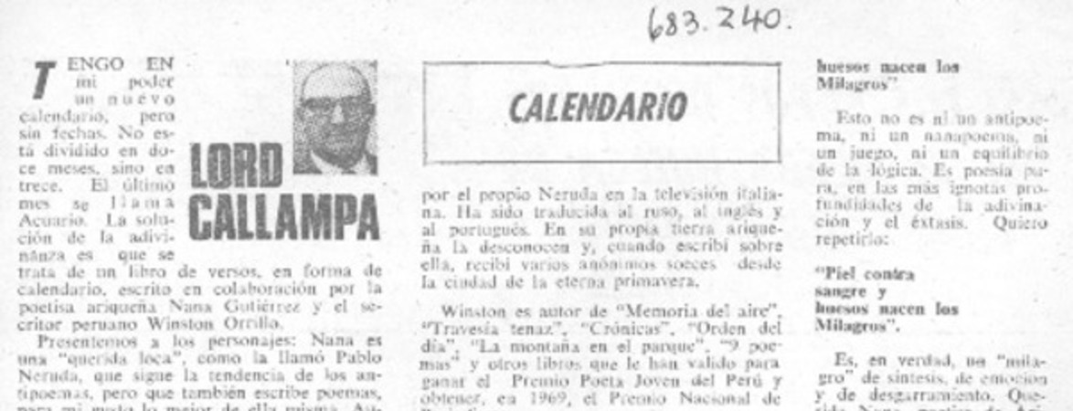 Calendario