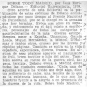 Sobre todo Madrid