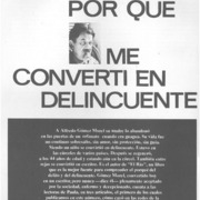 Por qué me convertí en delincuente.