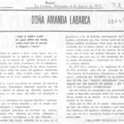 Doña Amanda Labarca