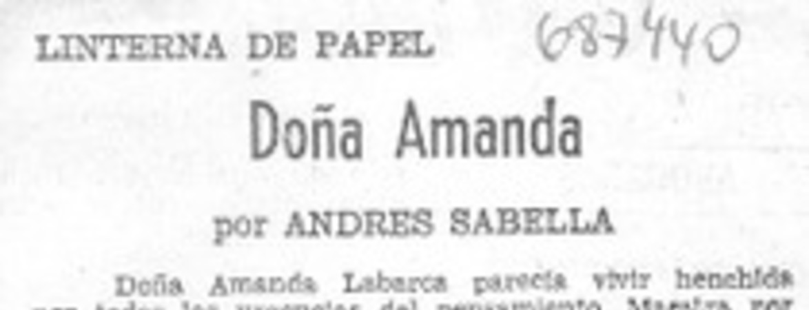Doña Amanda