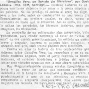 González vera, un literato sin literatura"