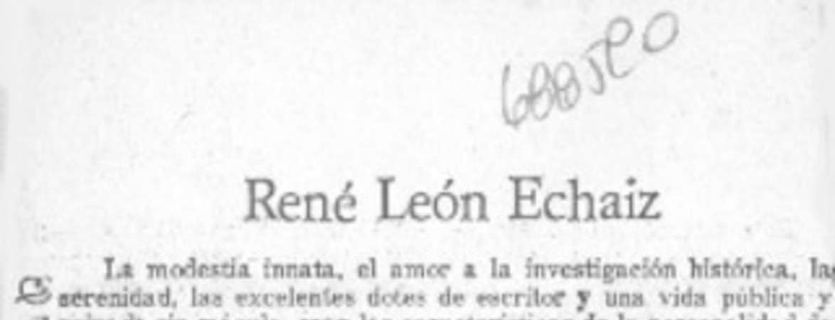 René León Echaiz.