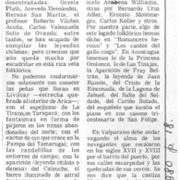 Leyendas de la V. región