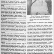 María Maluenda y su contacto con Sócrates.