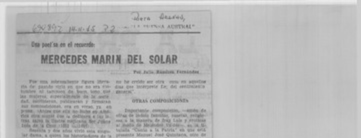 Mercedes Marín del Solar