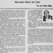 Mercedes Marín del Solar