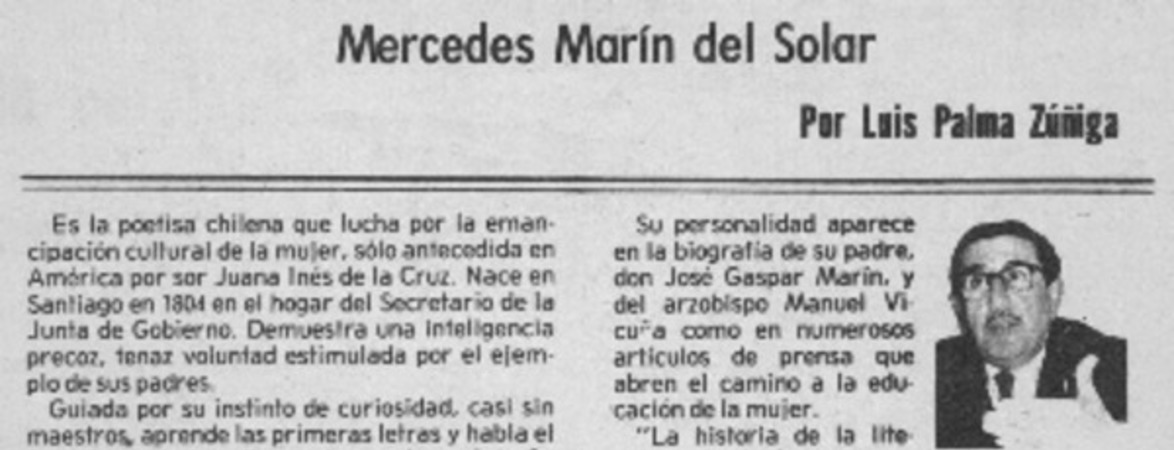 Mercedes Marín del Solar