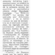 Elogiosos comentarios para libro de escritor chileno.