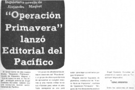 Operación primavera".